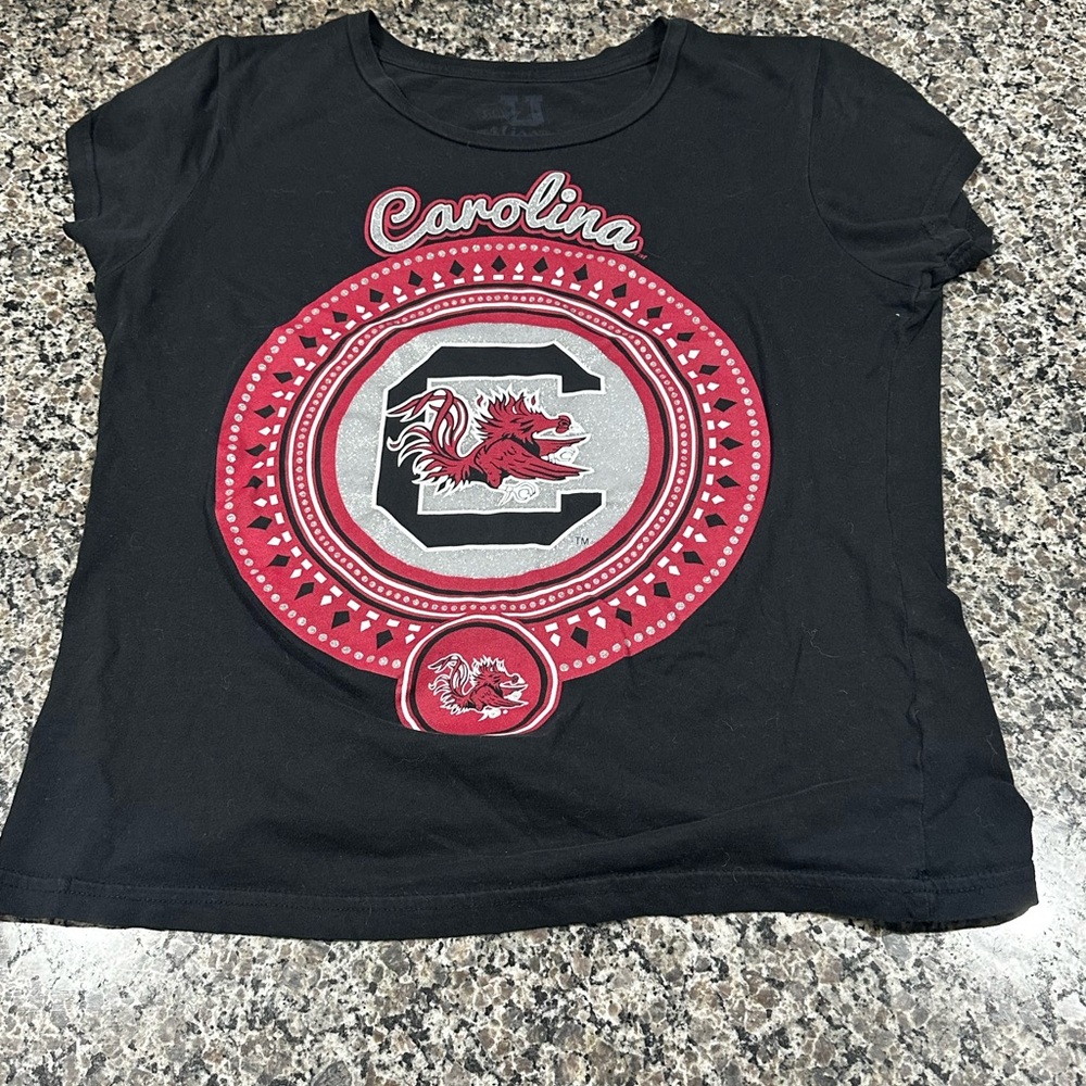 Carolina Kids Black Graphic T-Shirt